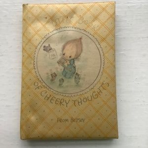 Hallmark Vintage 1974 A Little Book Of Cheery Thoughts From Betsey Clark